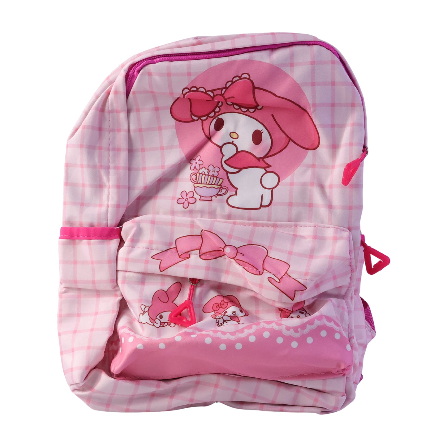 Cute Bunny & Bow Backpack - 13 Inch Kids School Bag (1 Pc) - Great Price - Image 4