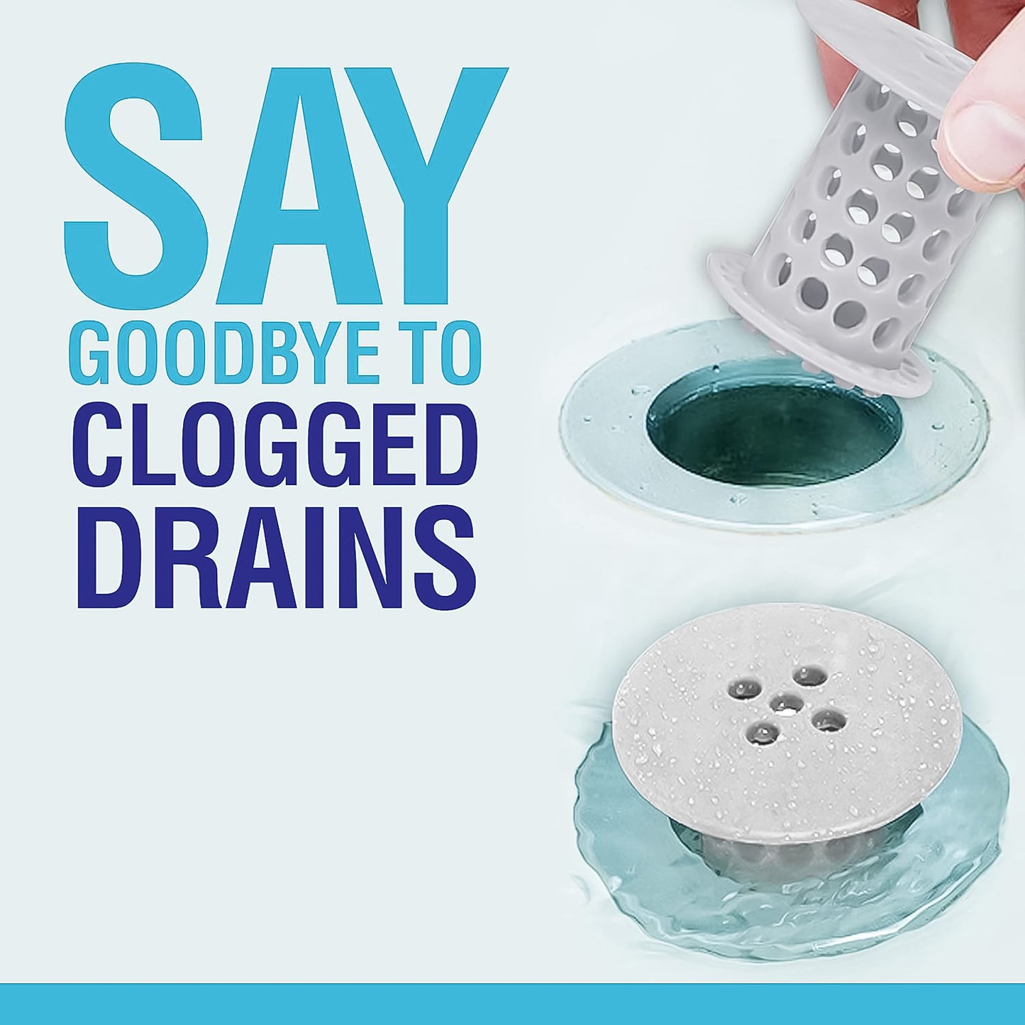 Universal Tub Drain Hair Catcher Strainer (1 Pc) - Happy Price - Image 3