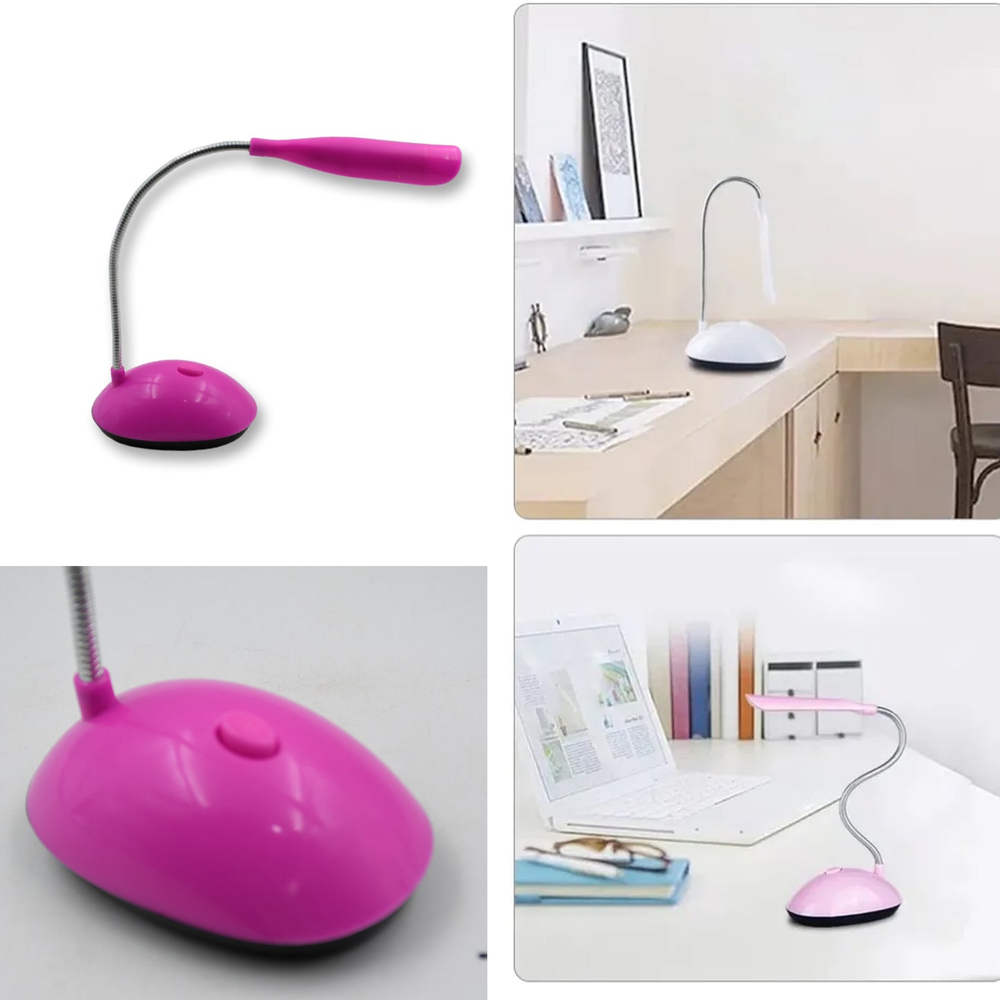 Fashion Wind LED Desk Lamp with Flexible Neck, Touch Control, Eye-Caring Light - Happy Price - Image 5