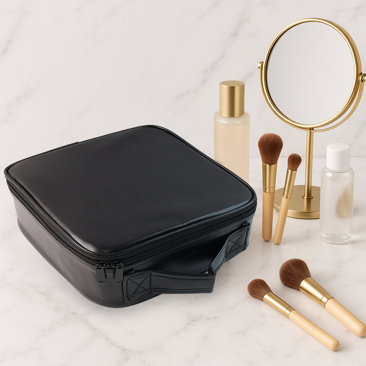 Black Premium Led Light Makeup Organizer Box (1 Pc) - Happy Price - Image 6