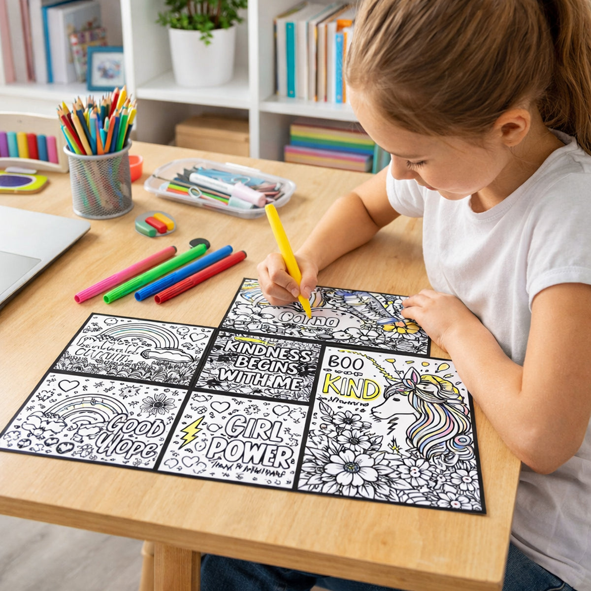 Creative Kids Activity Poster Set for Colouring & Fun (11 Pc) - Happy Price - Image 5
