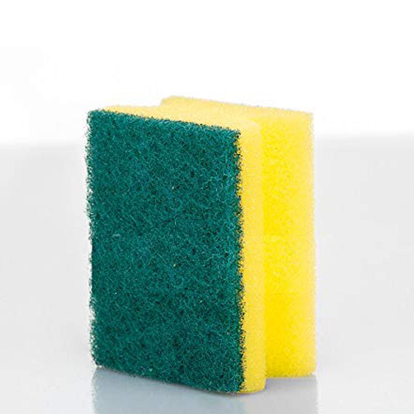 1421 Scrub Sponge 2 In 1 Pad For Kitchen Sink Bathroom Cleaning Scrubber - Happy Price - Image 1