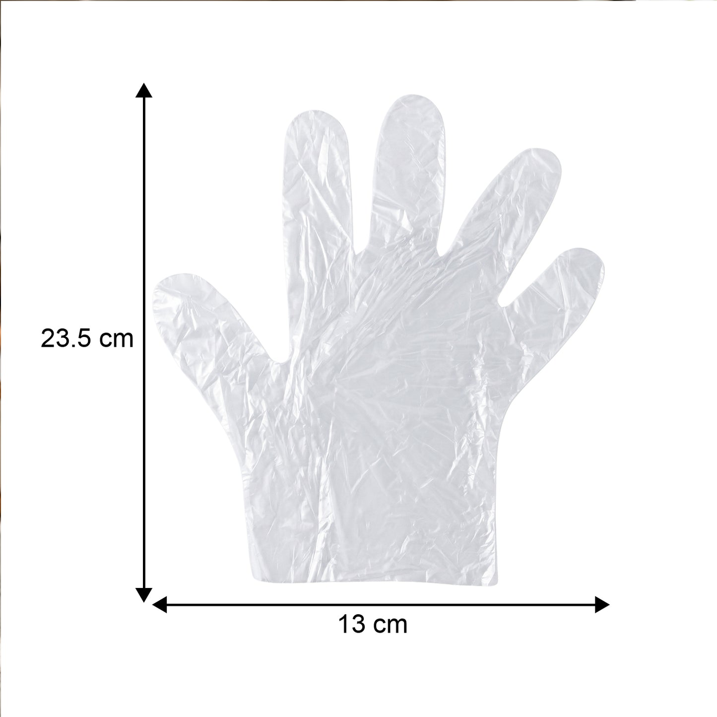 100 Pc Clear Disposable Plastic Gloves for Food Handling & Cleaning - Happy Price - Image 5