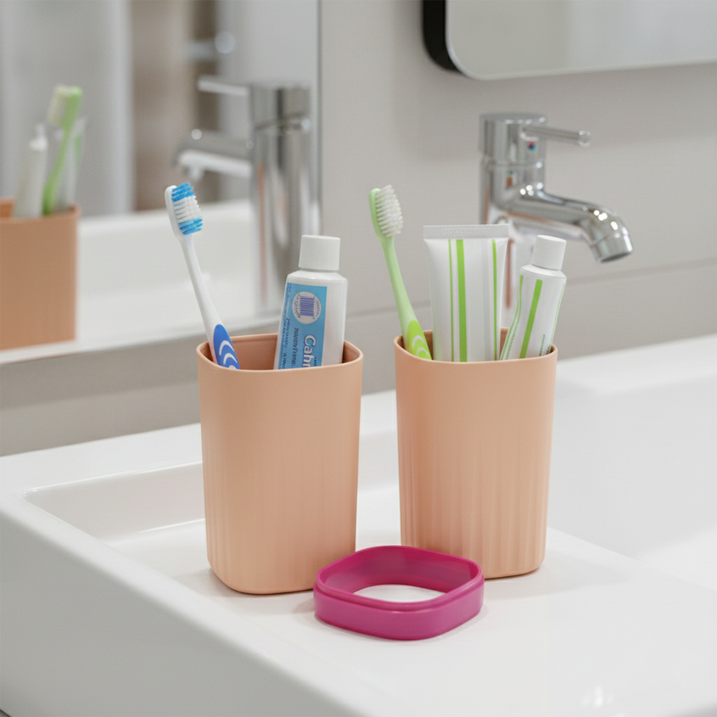2 Pcs Portable Toothbrush Holder Case for Travel - Happy Price - Image 5