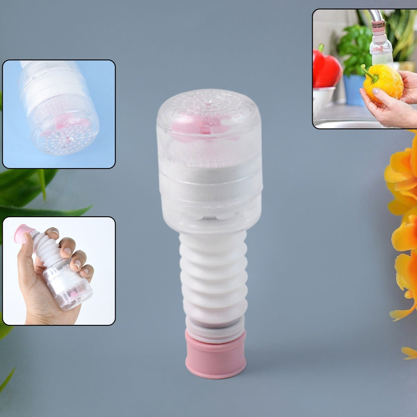 Flexible Plastic Faucet Extender (1 Pc) - Happy Price - Image 1