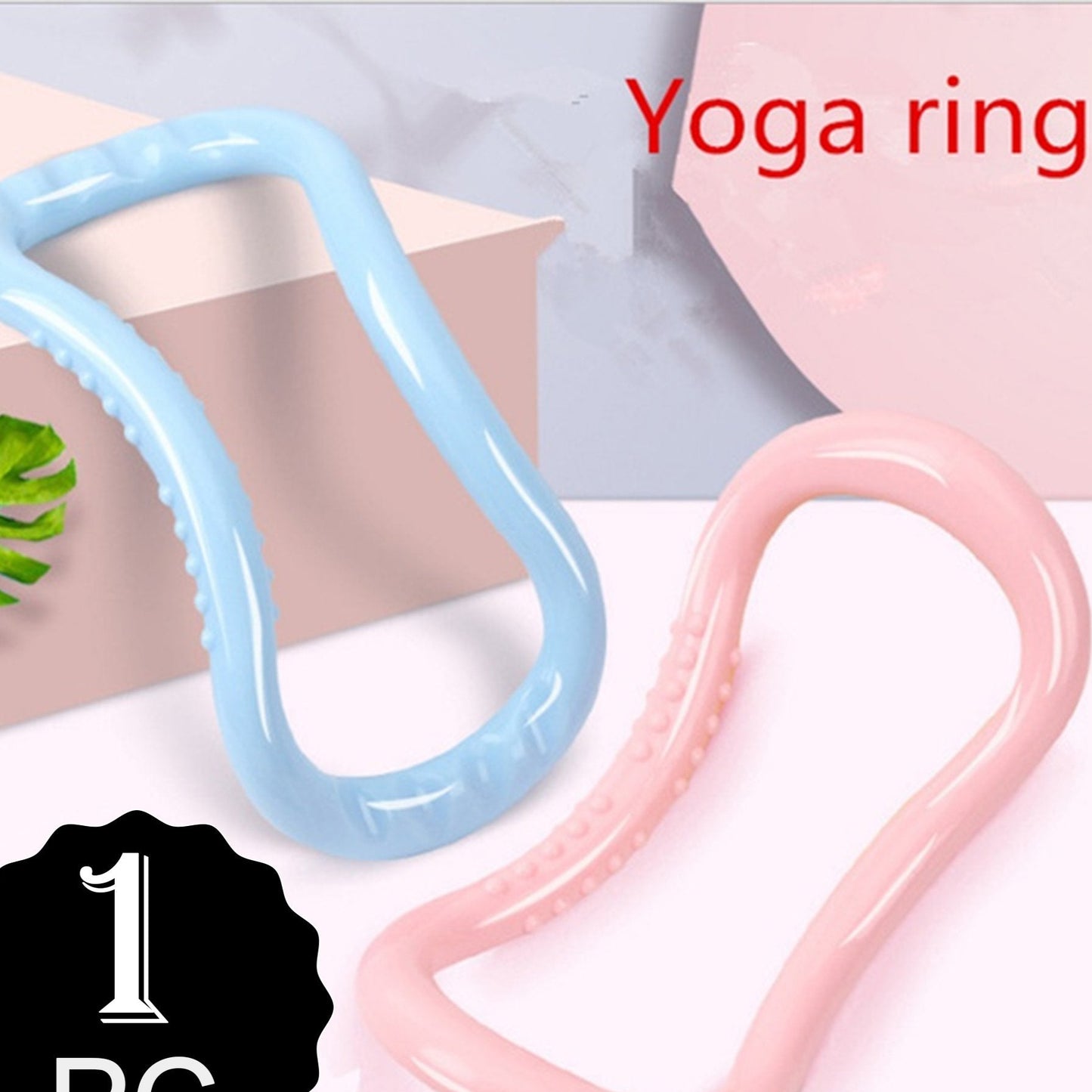 Yoga Ring Pilates Ring Magic Circle Portable Fitness Tool - Happy Price - Image 1