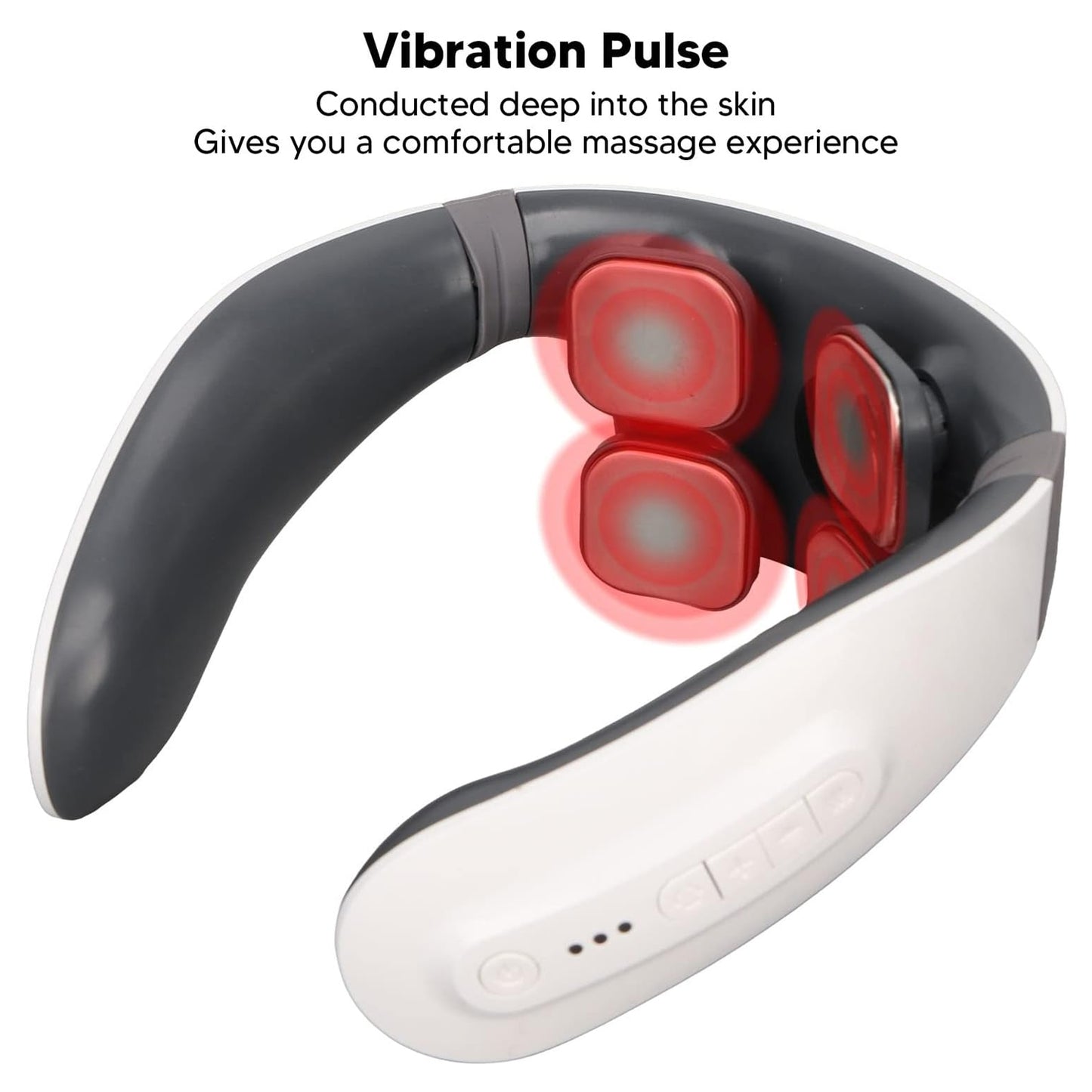 4 Heads Smart Electric Neck And Back Pulse Massager (1 Pc) - Happy Price - Image 4