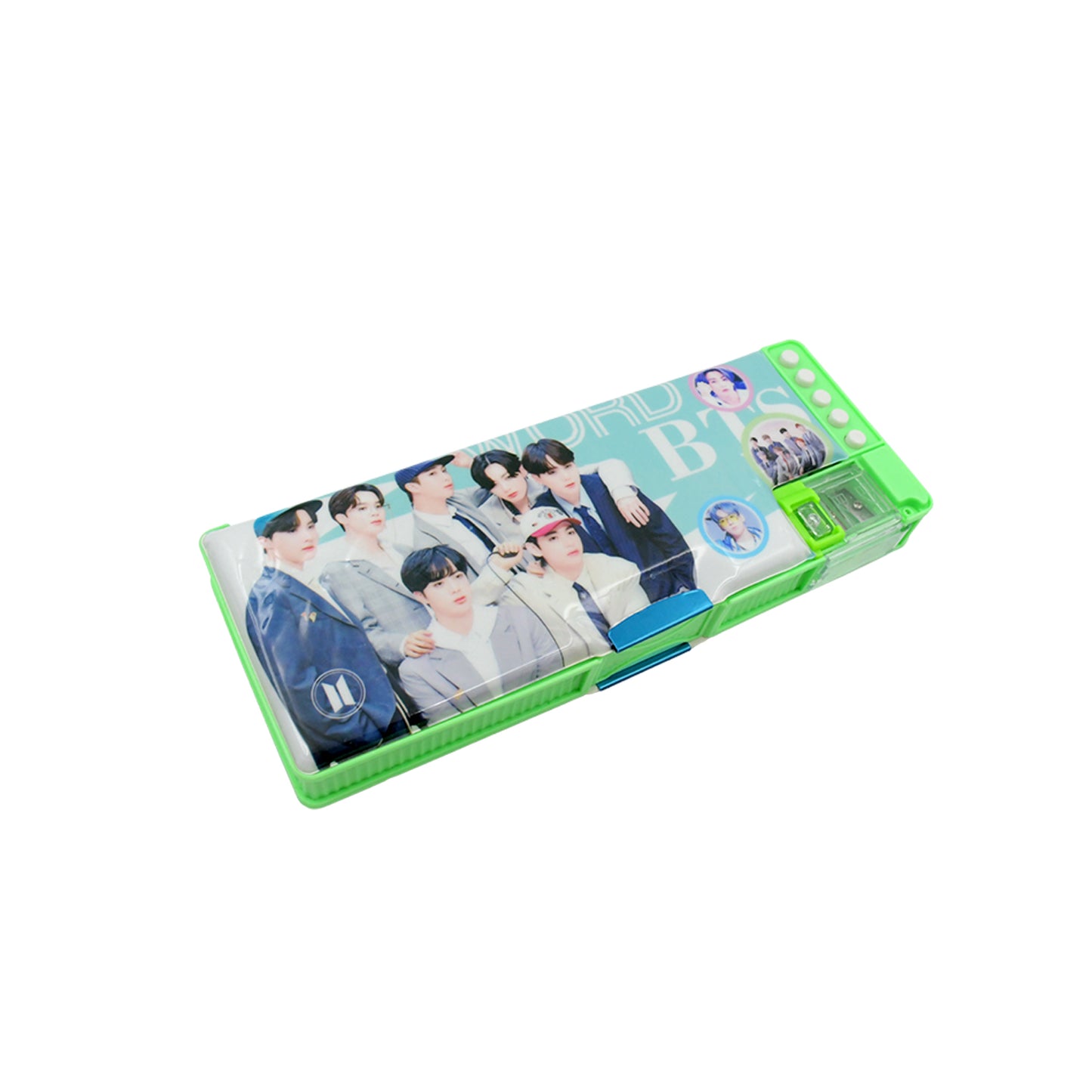 Multipurpose Compass Box Pencil Box With 2 Compartments For School Cartoon Printed Pencil Case For Kids Birthday Gift For Girls Boys Cartoon Printed Pencil Case For Kids. - Happy Price - Image 4