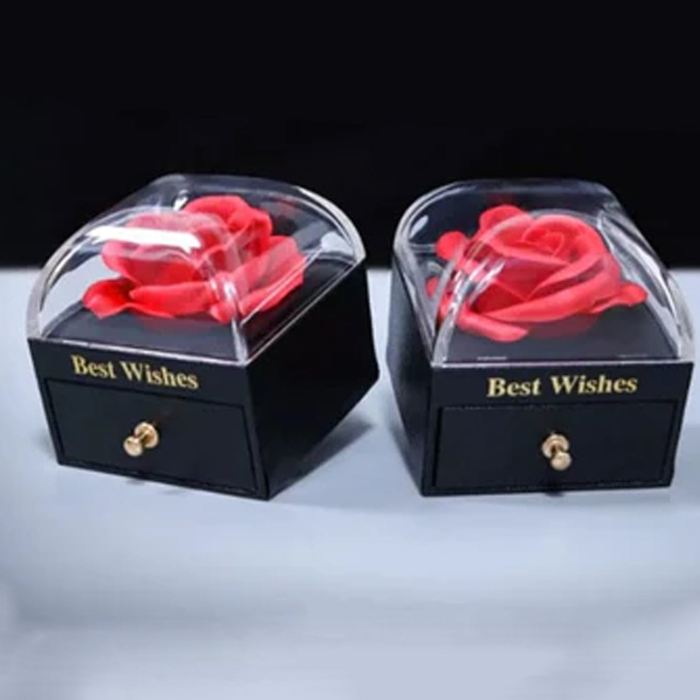 Preserved Eternal Rose Flower Gift Box Drawer (1 Pc) - Happy Price - Image 4