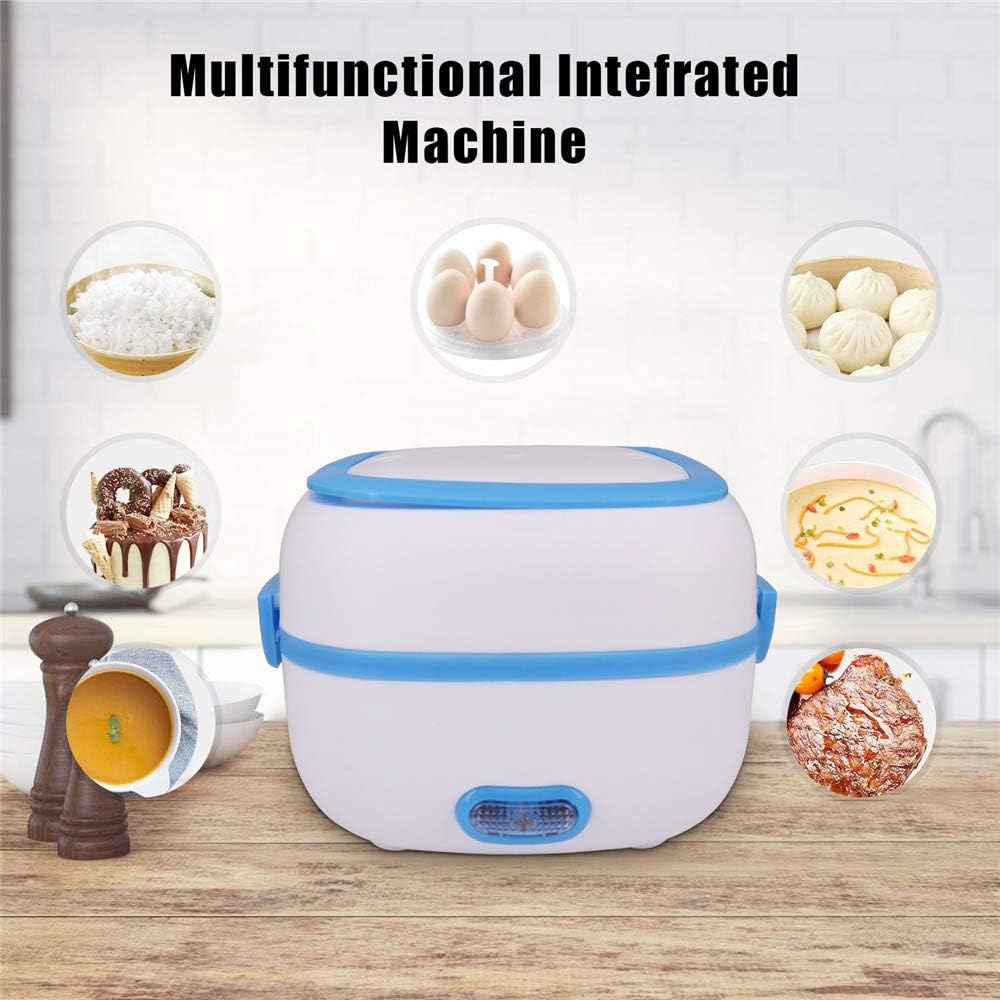 Electric Lunch Box Portable Food Warmer Food Heating Lunch Box Removable Food-grade Stainless Steel Compartments 220v 200w For Car Truck Office - Happy Price - Image 6