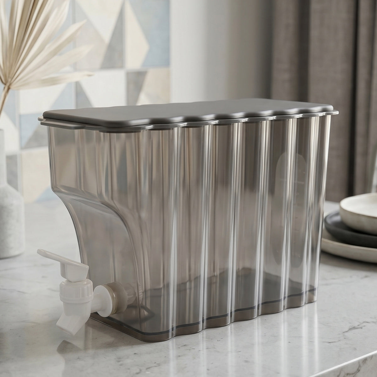 3.6 Litre Plastic Beverage Dispenser with Tap for Fridge - Happy Price - Image 2