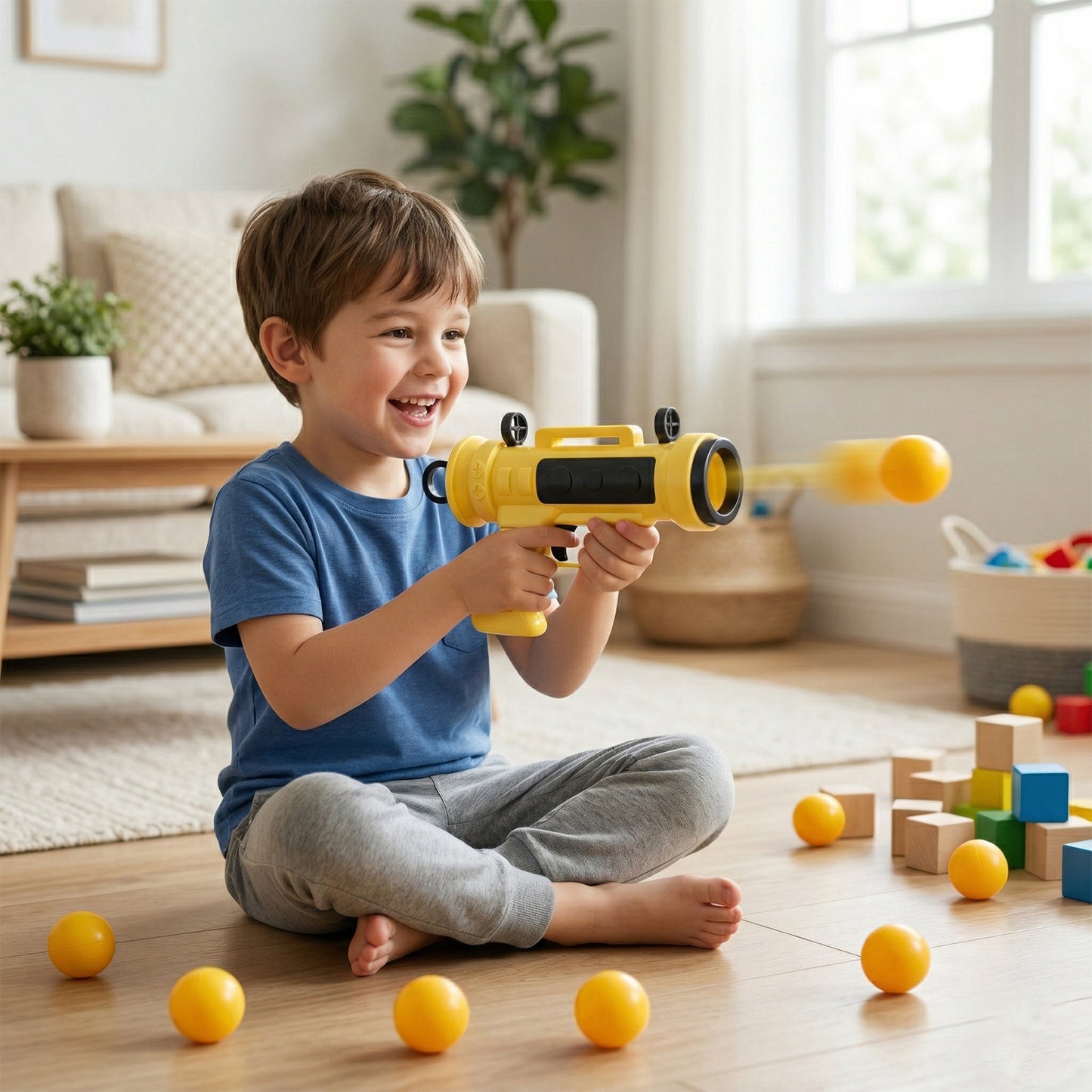 Target Titan Ball Shooter Toy Gun - Safe Soft Ball Blaster for Kids (1 Set) - Great Price - Image 3