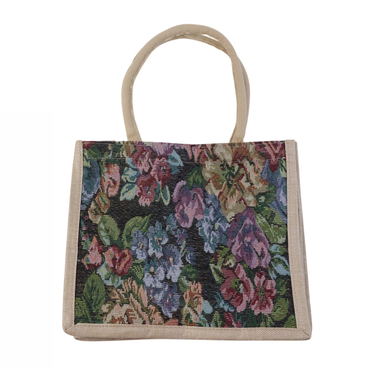 Floral Print Multipurpose Tote Bag - 1 Pc, 29x33 Cm - Great Price - Image 4