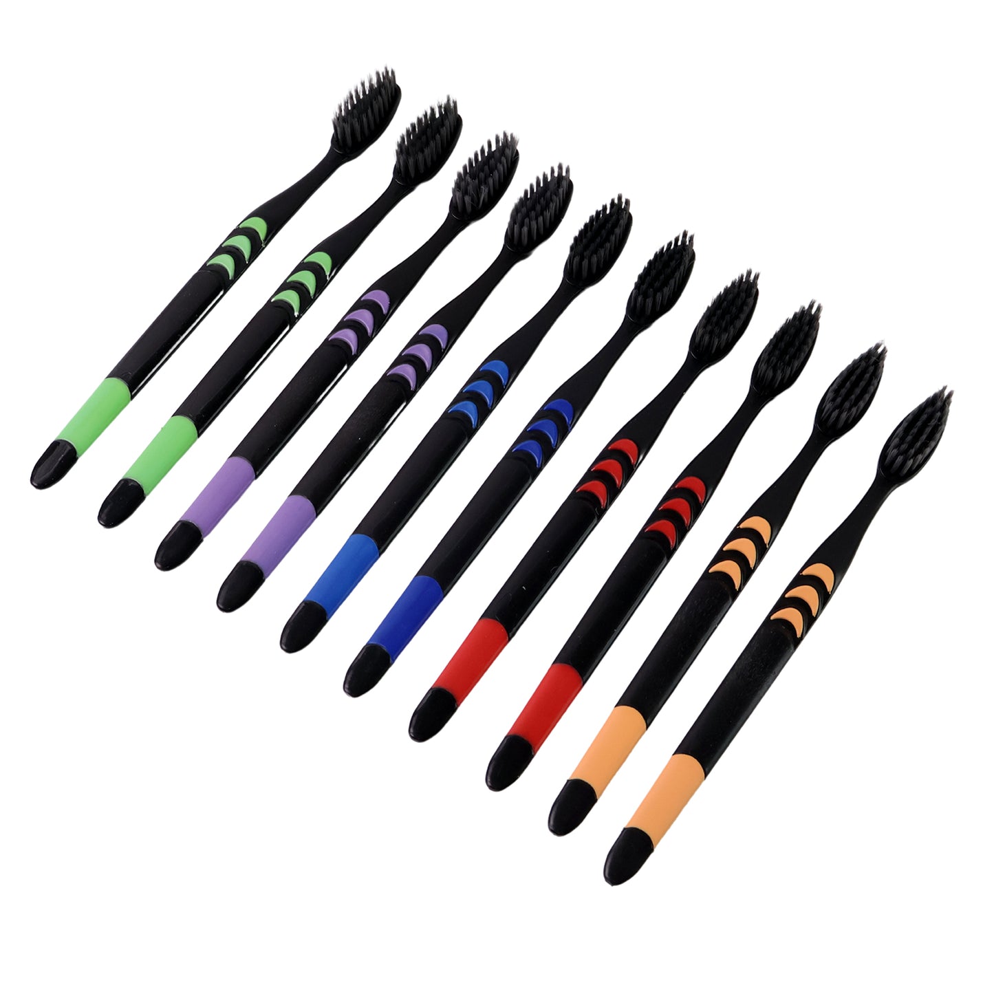 Soft Toothbrush With Plastic Round Box For Men And Women Kids Adultsplastic Toothbrush (10 Pcs Set) - Happy Price - Image 5