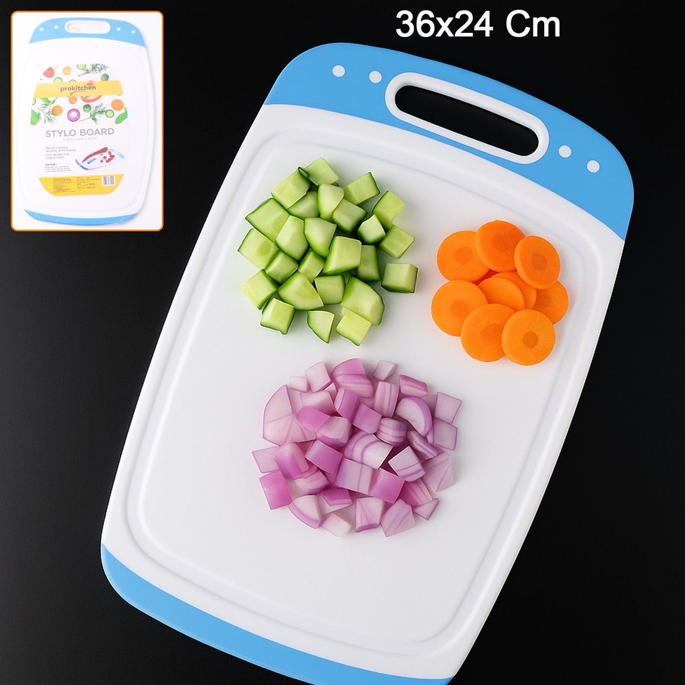 Ganesh Vegetables And Fruits Cutting Chopping Board Plastic Chopper Cutter Board (1 Pc) - Happy Price - Image 1