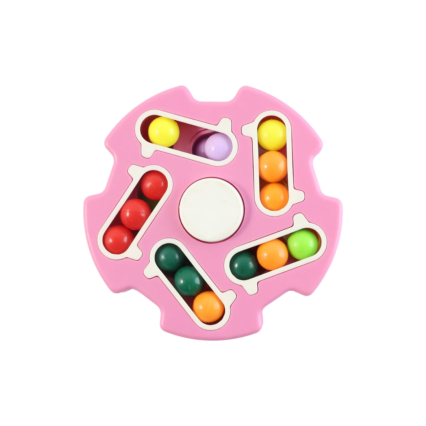 Multi-Track Fidget Spinner Puzzle Toy for Focus & Stress Relief - 1 Pc - Great Price - Image 2