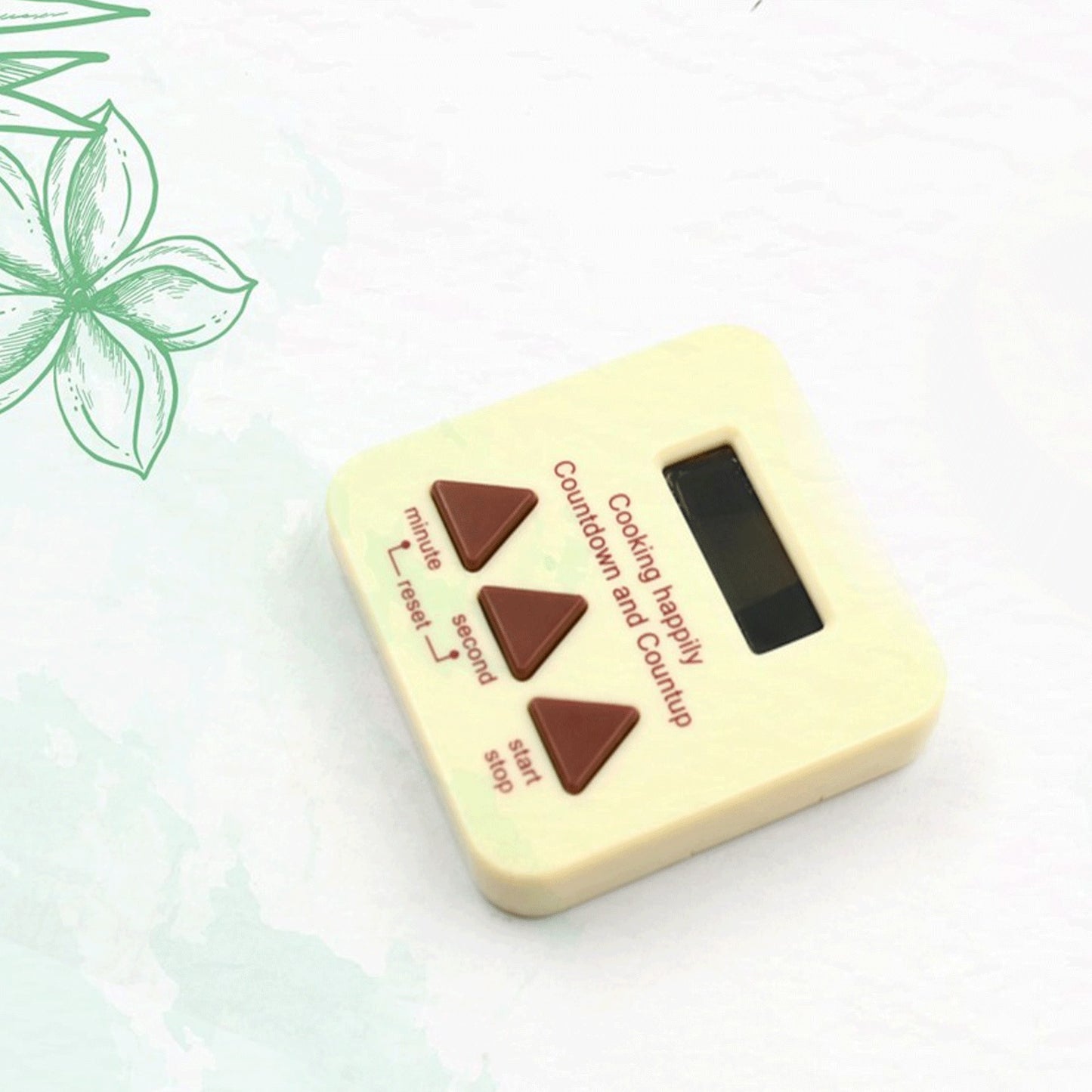 7965 Digital Kitchen Timer Clear Big Digits 0-99 Min For Cooking Office Clock - Happy Price - Image 2