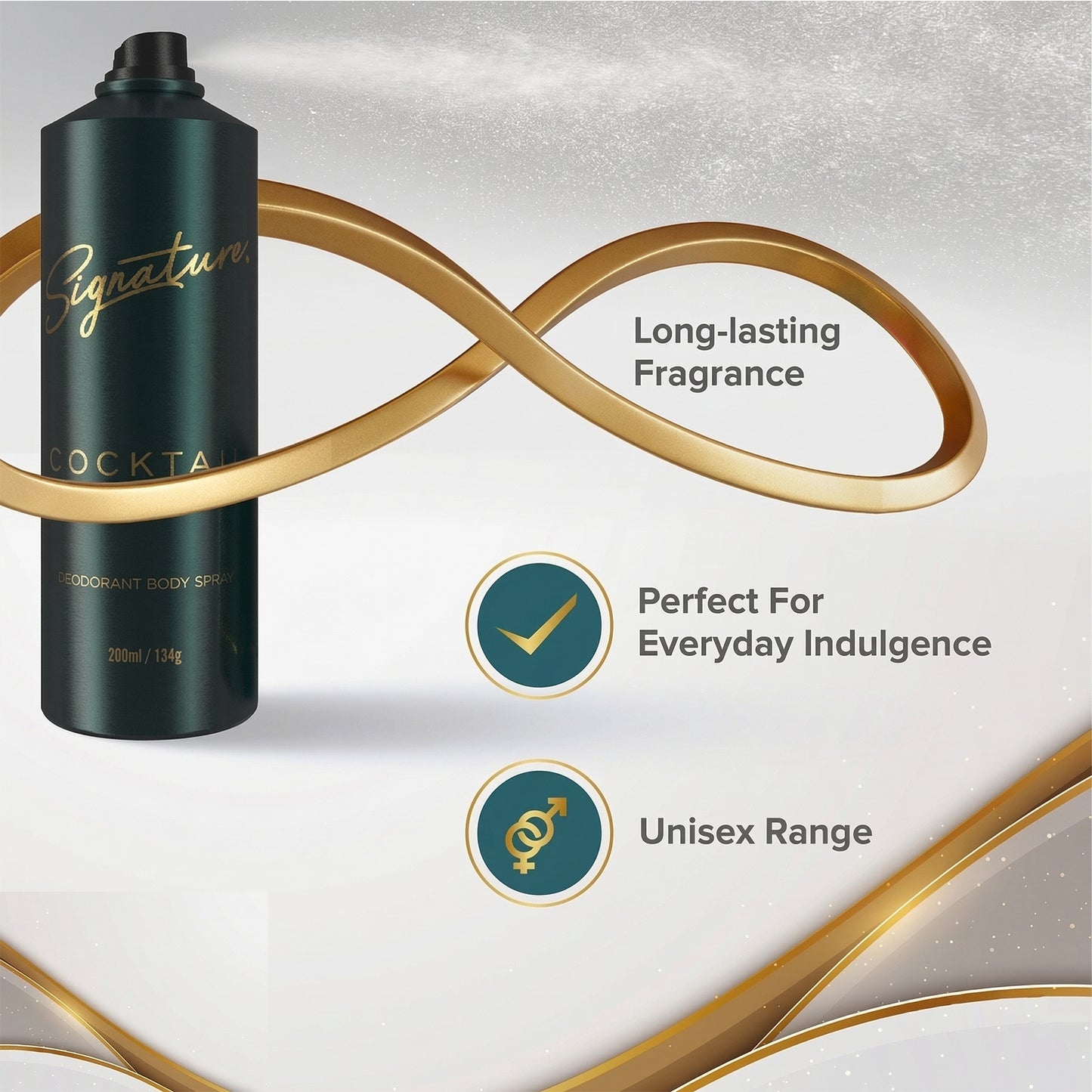 Signature Cocktail Deodorant Body Spray 200 ML (1 Pc) - Long Lasting Men's Fragrance - Great Price - Image 6