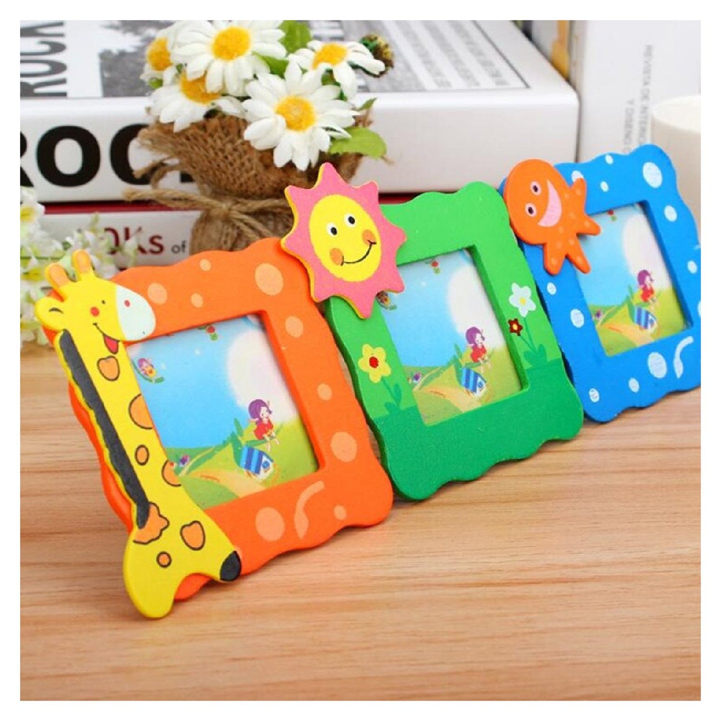 Synthetic Tabletop Photo Frame for Home Decor - 6x8 Inch - Happy Price - Image 2