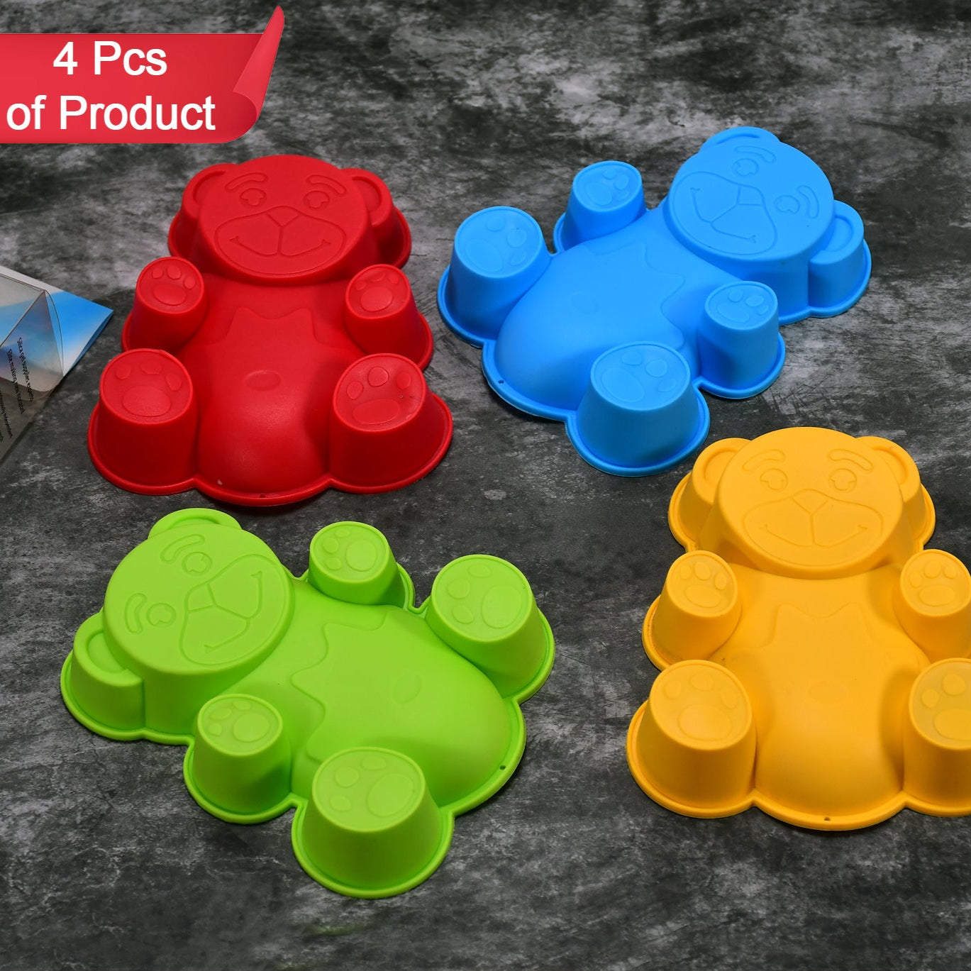 Silicone Animal Mould Cake Mould Chocolate Soap Mould Baking Mould Soap Making Candle Craft (Animal Mould) (Set Of 4) - Happy Price - Image 1