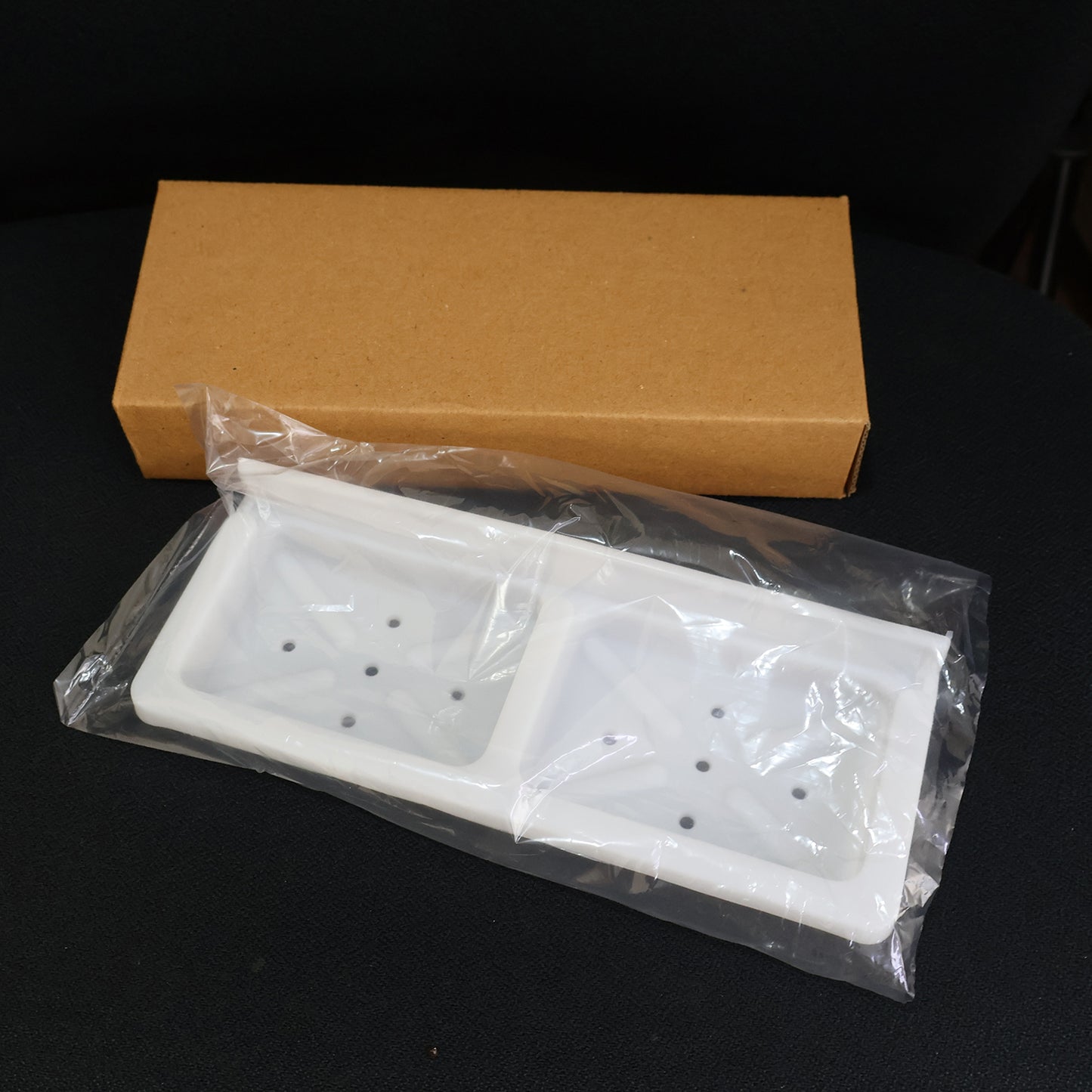 Wall Mounted Double Compartment Soap Sponge Holder (1 Pc) - Happy Price - Image 7