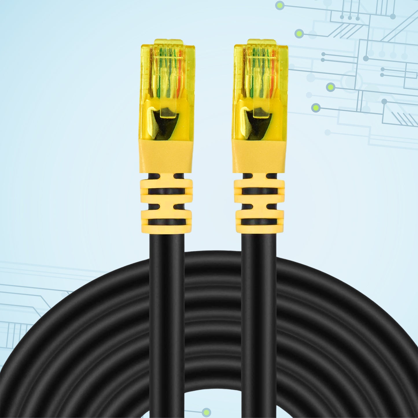 Heavy Duty Cat 8 Ethernet Cable Internet Cable (2 Mtr. 1 Pc) - Happy Price - Image 2