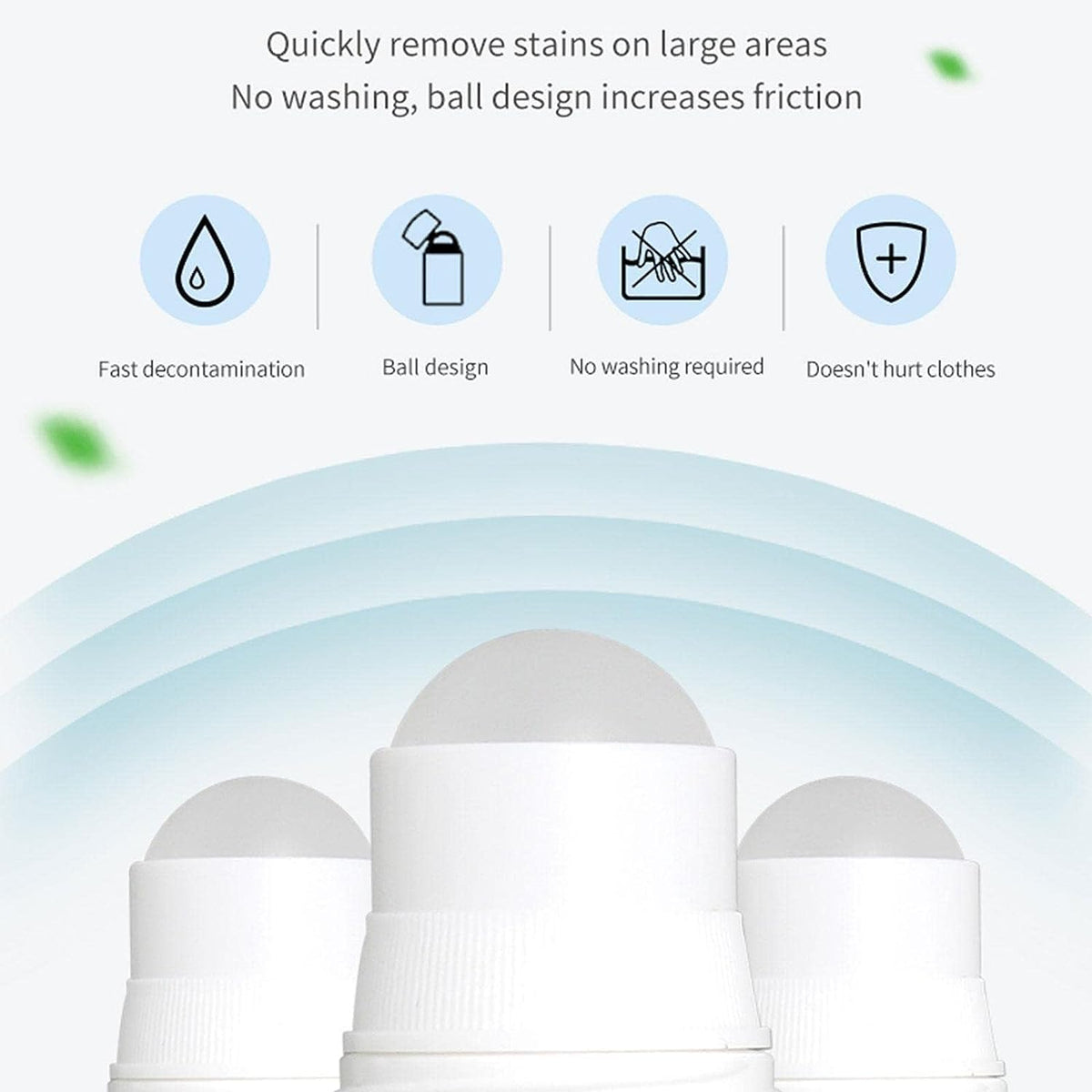 Clothes Stain Remover Bead Design Emergency Stain Rescue Roller-ball Cleaner For Natural Fabric Removes Oil Almost All Types Of Fabrics - Happy Price - Image 4