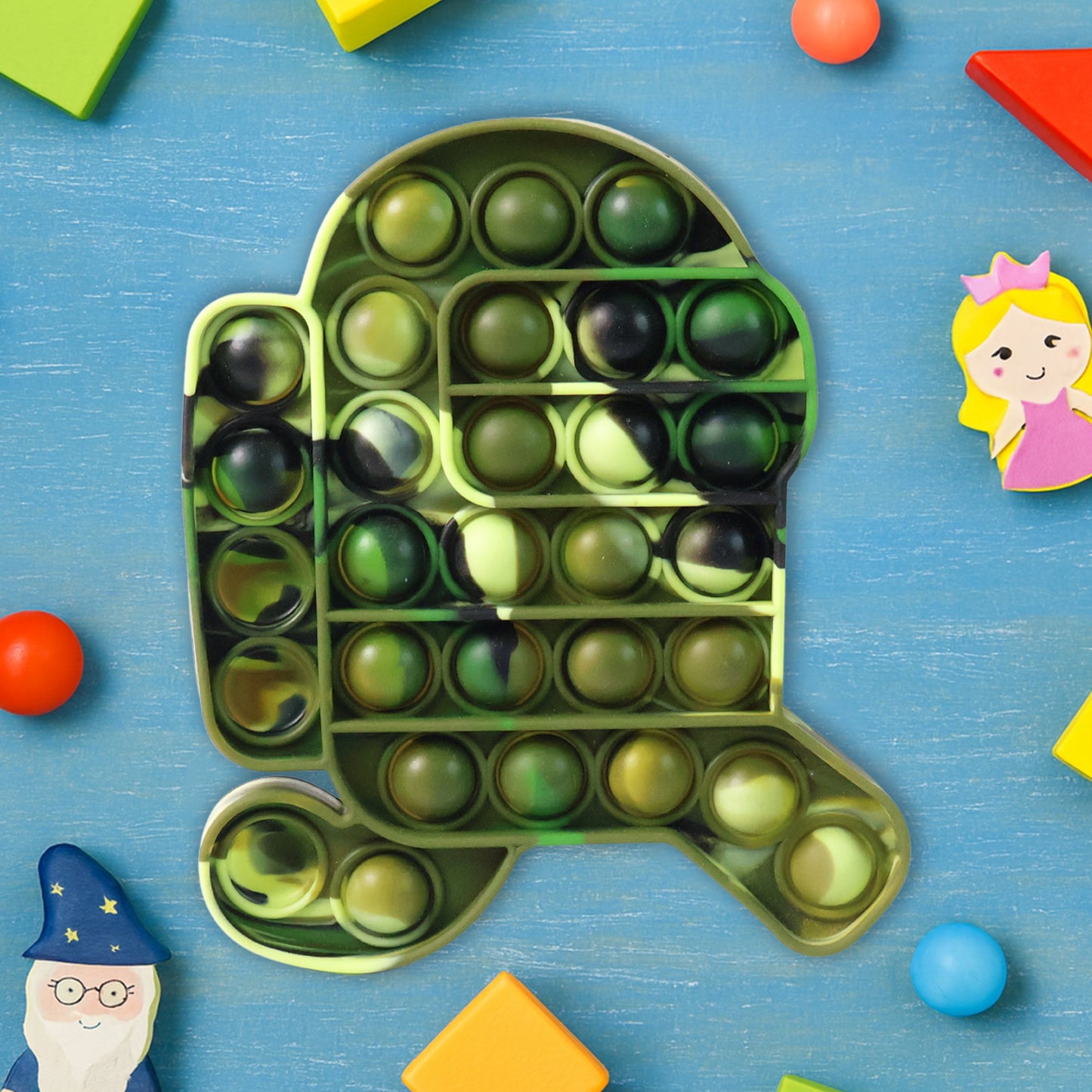 Silicone Pop It Fidget Toy - Fun Sensory Game for Stress Relief (1 Pc) - Happy Price - Image 4