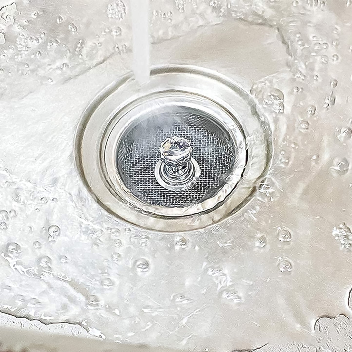 Stainless Steel Sink Strainer Basket Strainer Kitchen Sink Strainer (1 Pc) - Happy Price - Image 3