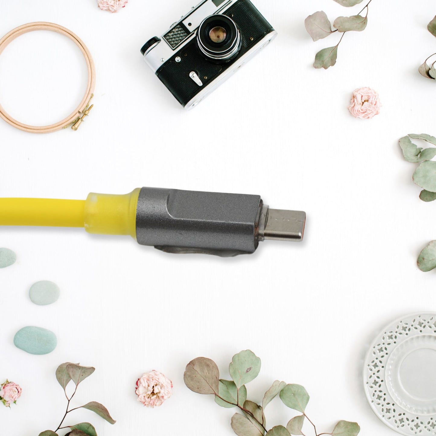 1 Meter Type C Charging Cable with Indicator Light - Fast Data Transfer - Happy Price - Image 3