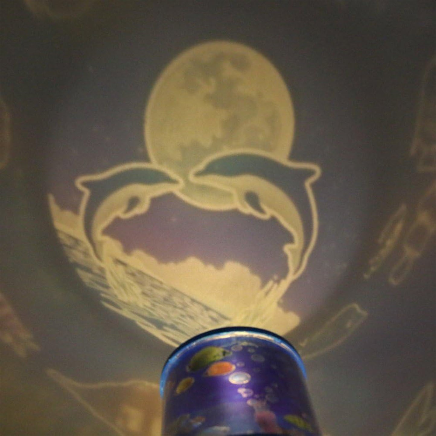 Led Projector Night Light Amazing Lamp 3 Battery Operated Lamps Rotation With The Music Function Master For Kids Bedroom Home Decoration Nightromantic Gift (Battery Not Included 1 Pc) - Happy Price - Image 6