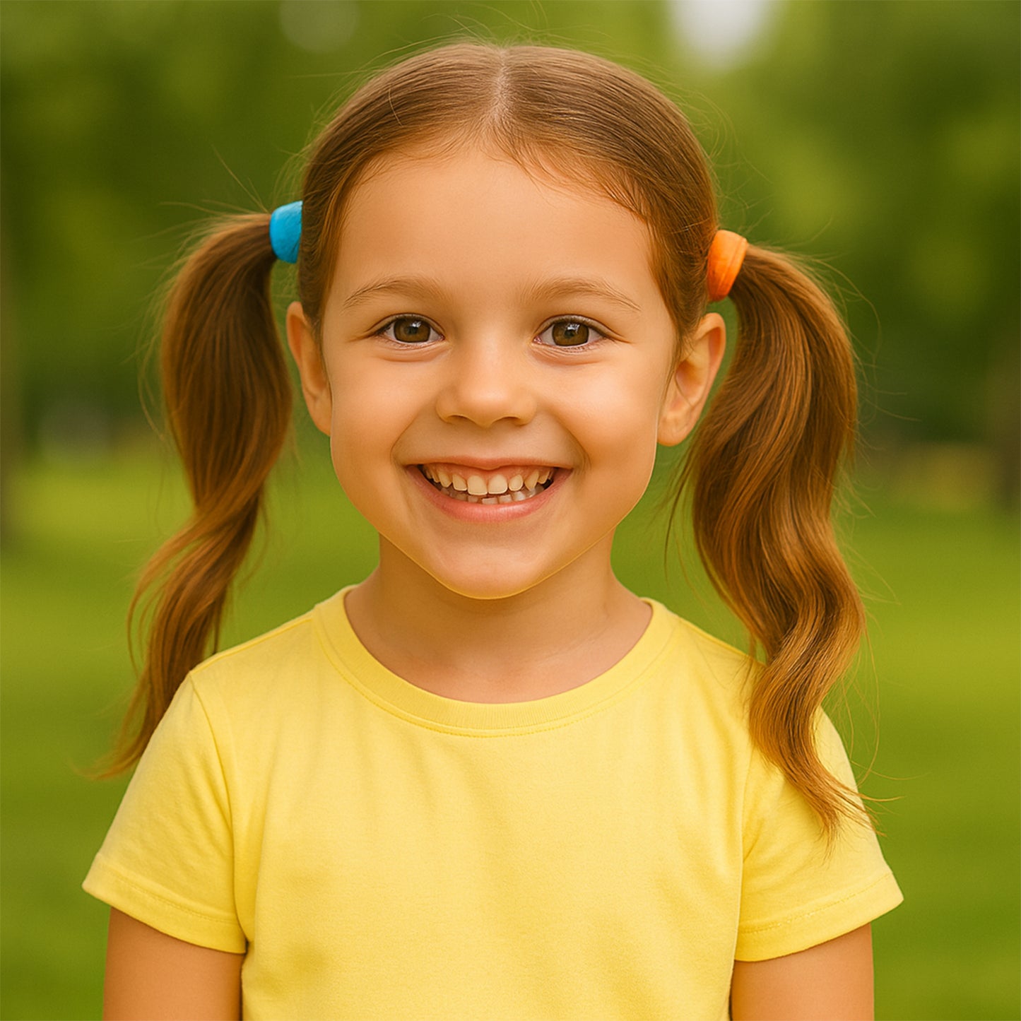 Soft Fabric Hair Ties - Gentle Hold, No Snag (3 Pc Set) - Happy Price - Image 3