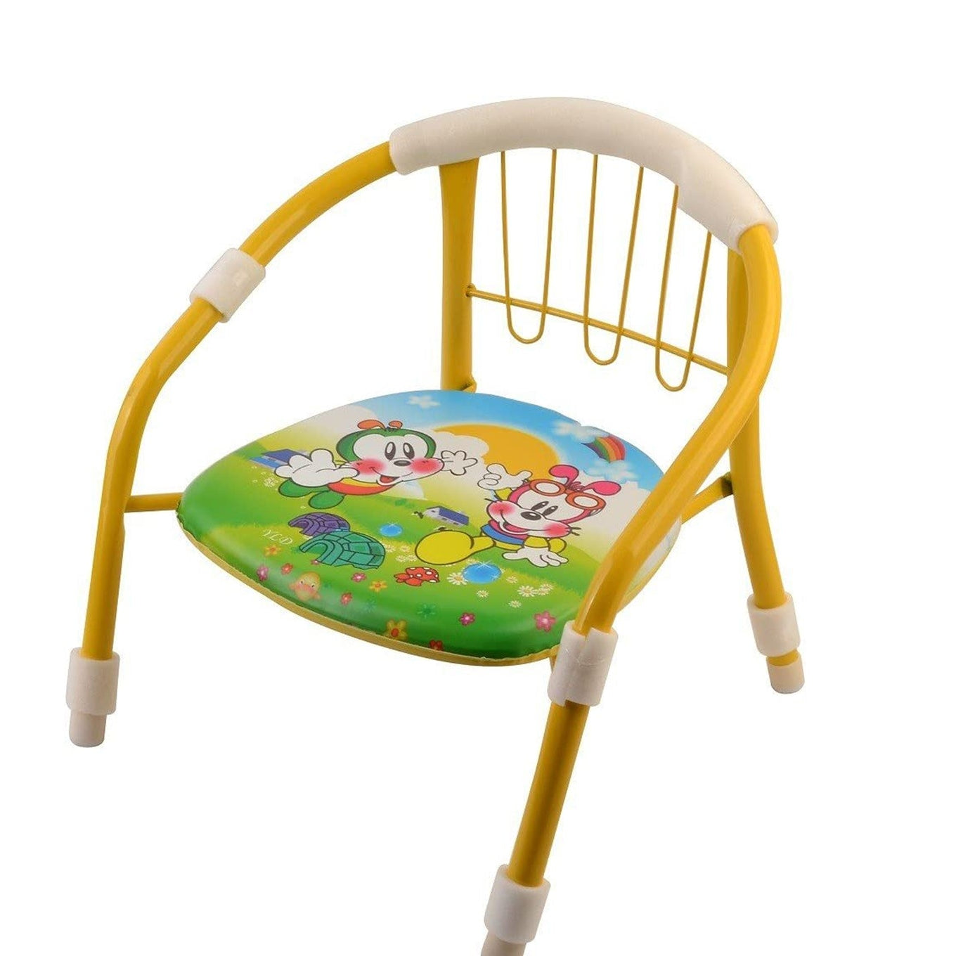 Multicolor Cartoon Kids Toddler Chair with Metal Frame & Soft Cushion - Happy Price - Image 1