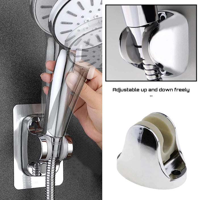 Adjustable Hand Shower Holder With Fixing Screws Adjustable Bracket For Bathroom (Loose) - Happy Price - Image 3