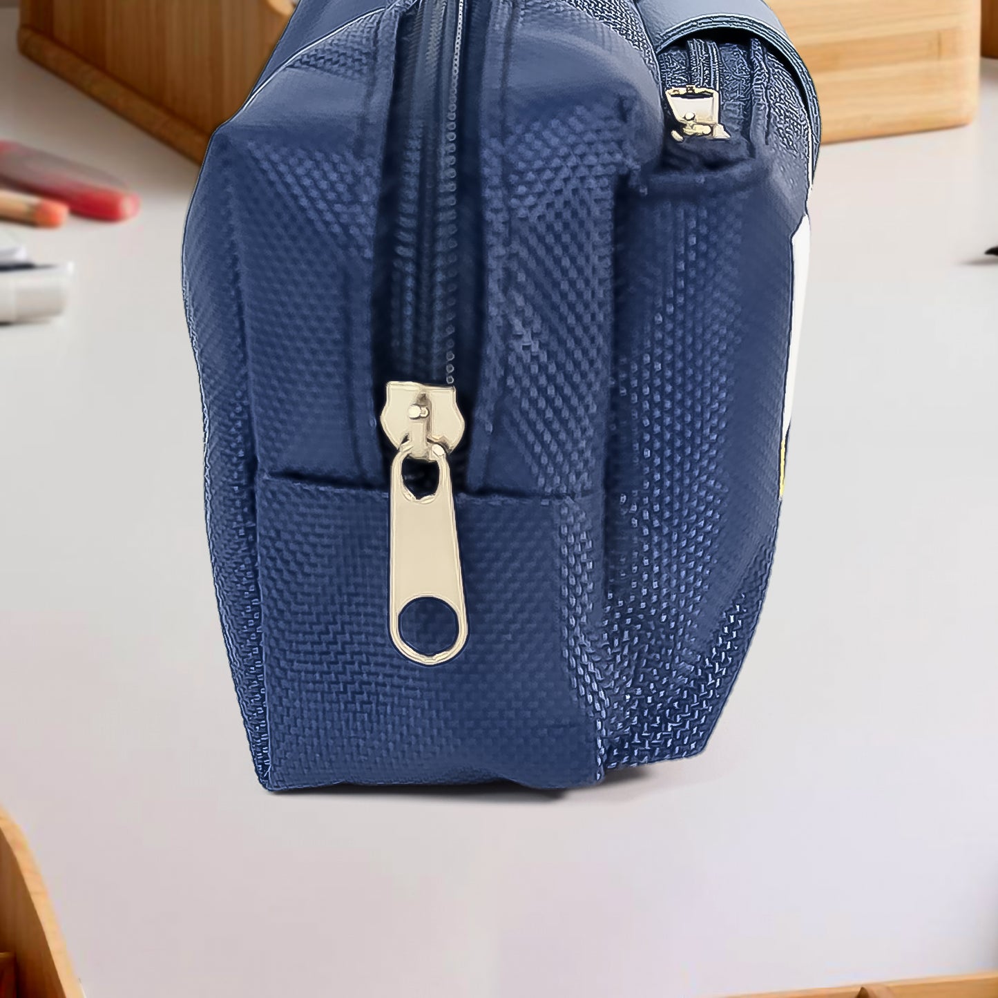 Pencil Pouch With Zipper 1 Pc 2 Compartment) - Happy Price - Image 5