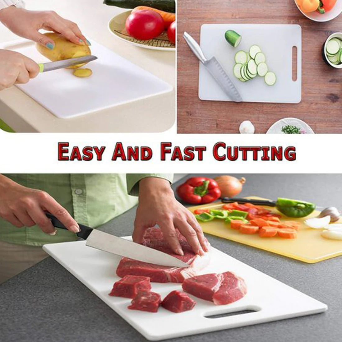 Kitchen Plastic Cuttingchopping Board - Happy Price - Image 6