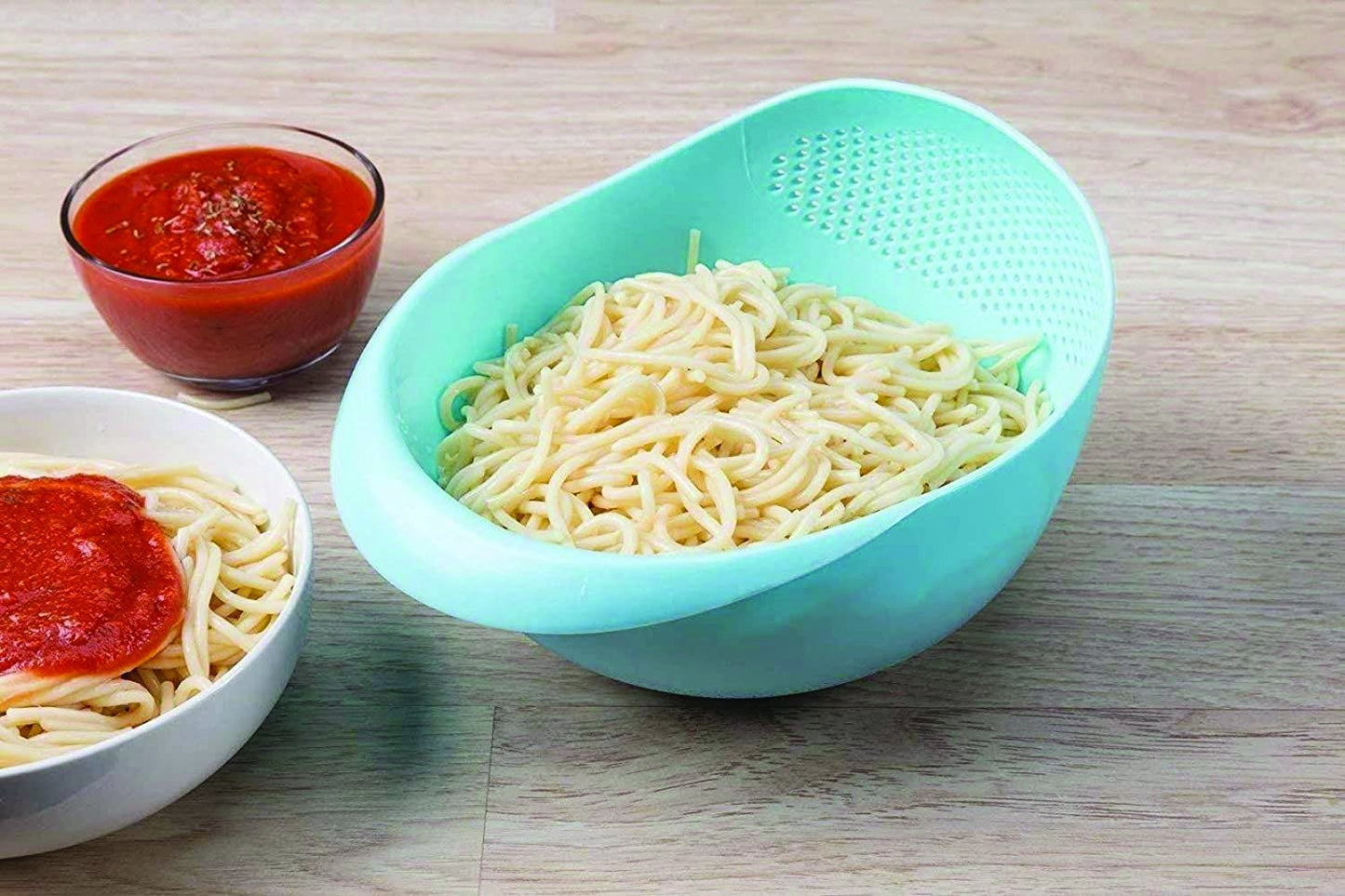 Kitchen Plastic Big Rice Bowl Strainer Perfect Size For Storing And Straining - Happy Price - Image 3