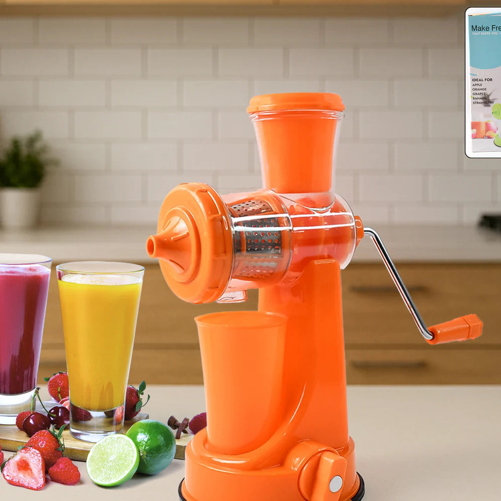 Manual Fruit Vegetable Juicer With Juice Cup And Waste Collector - Happy Price - Image 5