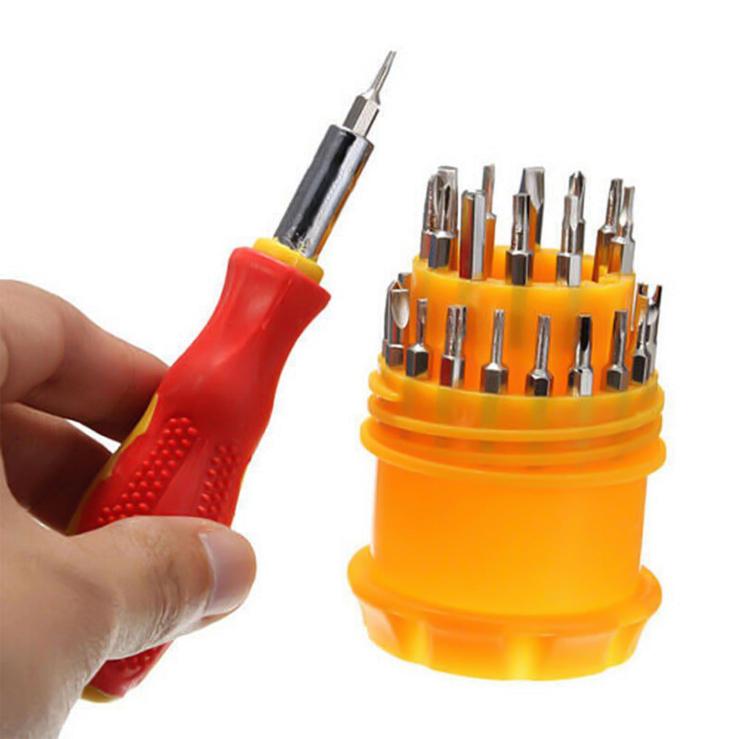 (Set Of 4pc) Screwdriver Set Steel 31 In 1 With 30 Screwdriver Bits Professional Magnetic Driver Set - Happy Price - Image 2