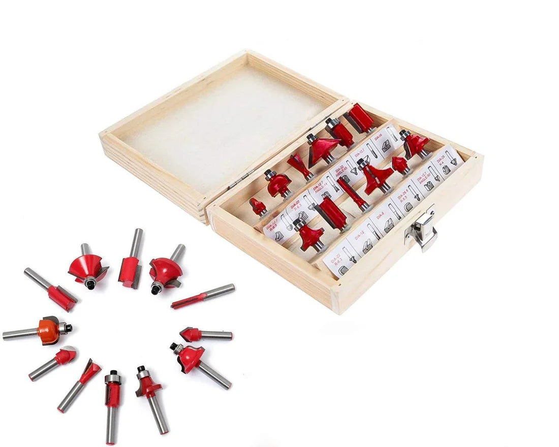 12-15pcs Milling Cutter Router Bit Set - Happy Price - Image 4