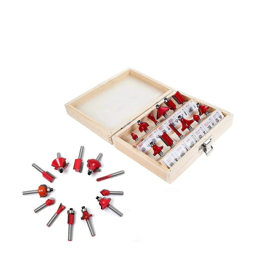 12-15pcs Milling Cutter Router Bit Set - Happy Price - Image 7