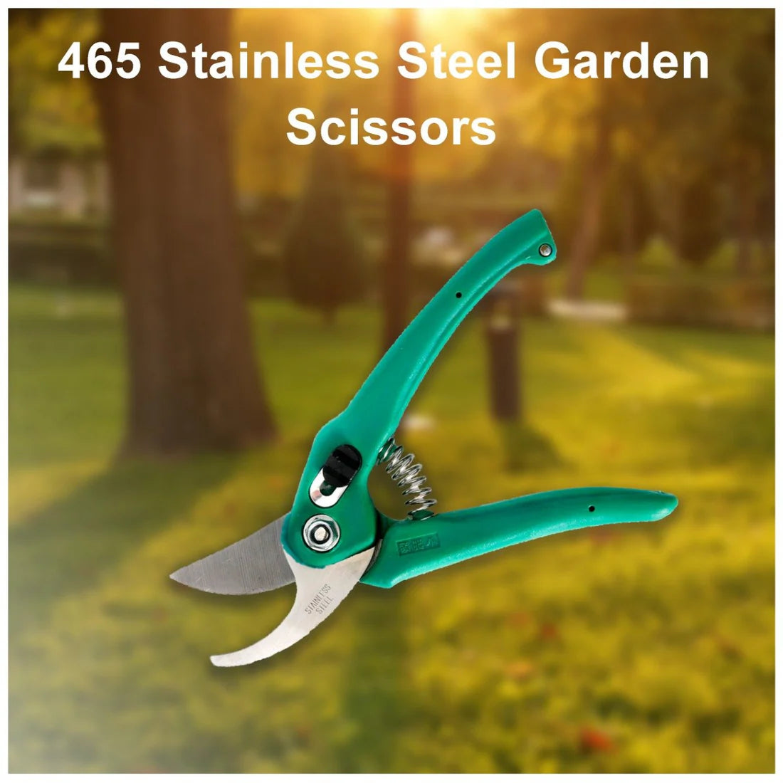 Stainless Steel Garden Pruning Shears for Plants (1pc)