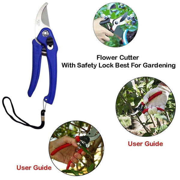 Stainless Steel Garden Pruning Shears for Plants (1pc)