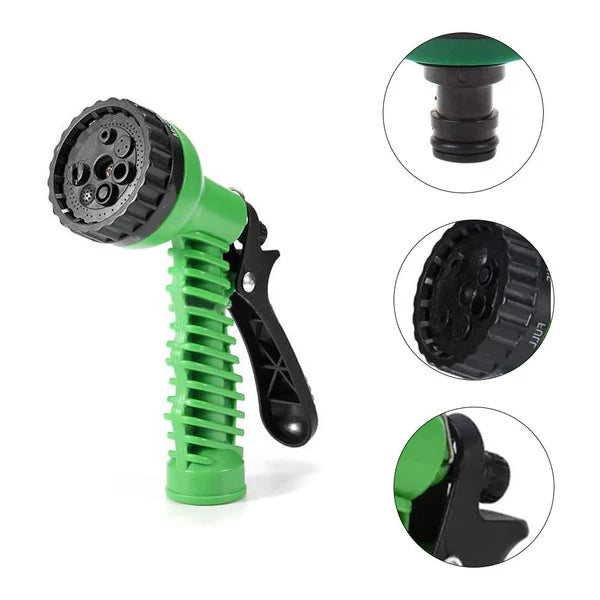 Plastic Garden Hose Nozzle & Tap Connector Set (1 set)