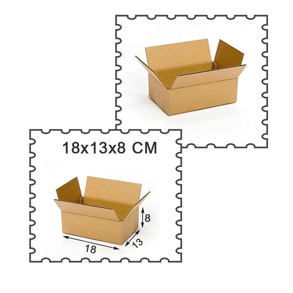 Brown Cardboard Packaging Box for Secure Product Shipping (1pc)