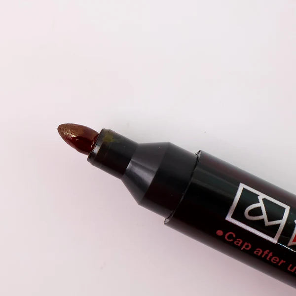Red Permanent Marker, Bold Tip, Quick-Dry Alcohol Ink (1 Pc) - Happy Price - Image 4