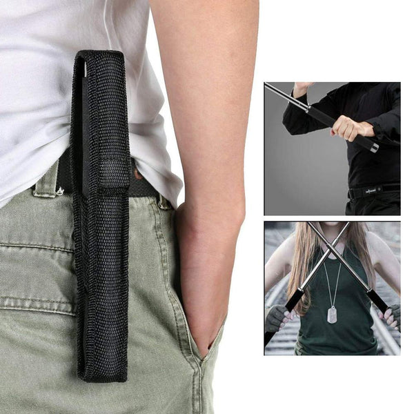 Collapsible Self Defence Stick with Wrist Strap (1pc)