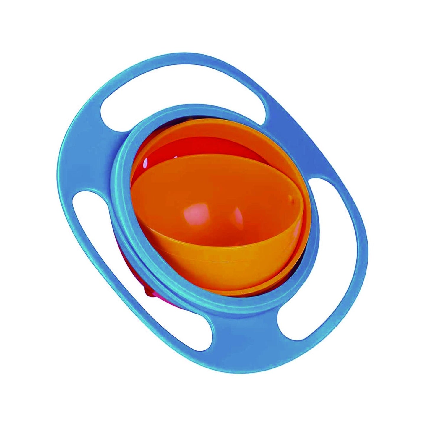 Portable Non Spill Feeding Toddler Gyro Bowl 360 Degree Rotating Dish - Happy Price - Image 1
