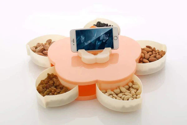 Rotating Petal Candy Box for Snacks (1pc)