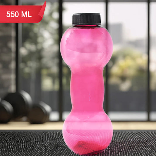 Unbreakable Plastic Dumbbell Shape Water Bottle - Happy Price - Image 1